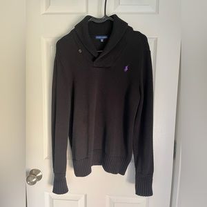 Ralph Lauren collar shawl sweater